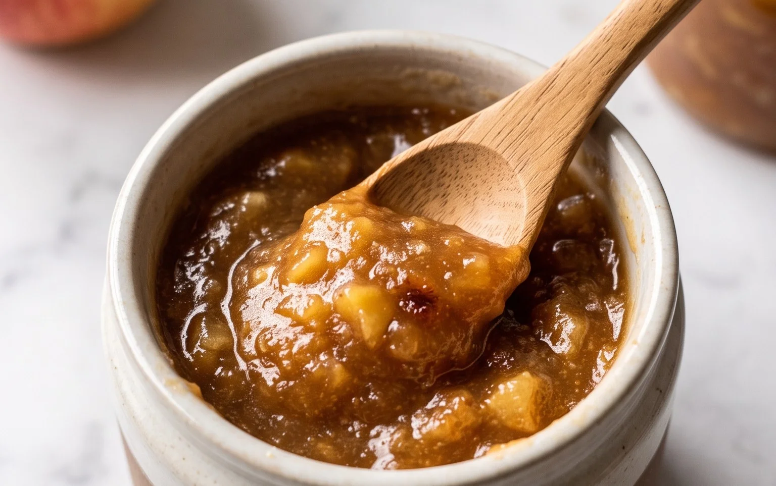 Salted Caramel Honeycrisp Apple Butter: Goldener Herbstgenuss