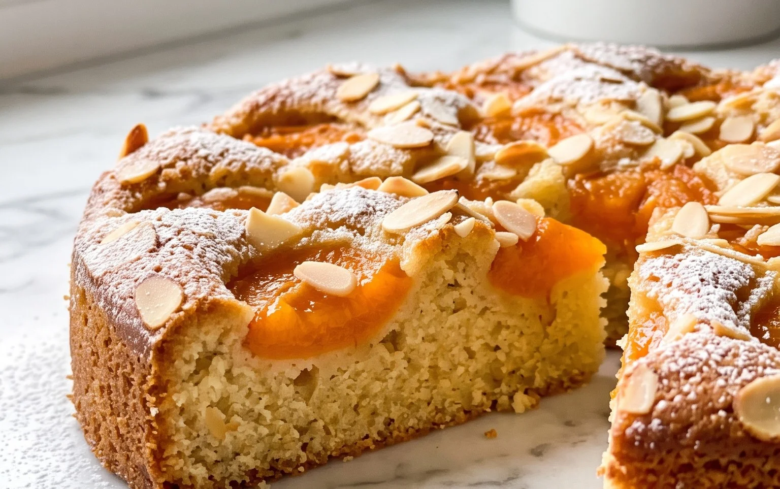 Saftiger Aprikosen-Mandel-Kuchen | Herbstlicher Genuss
