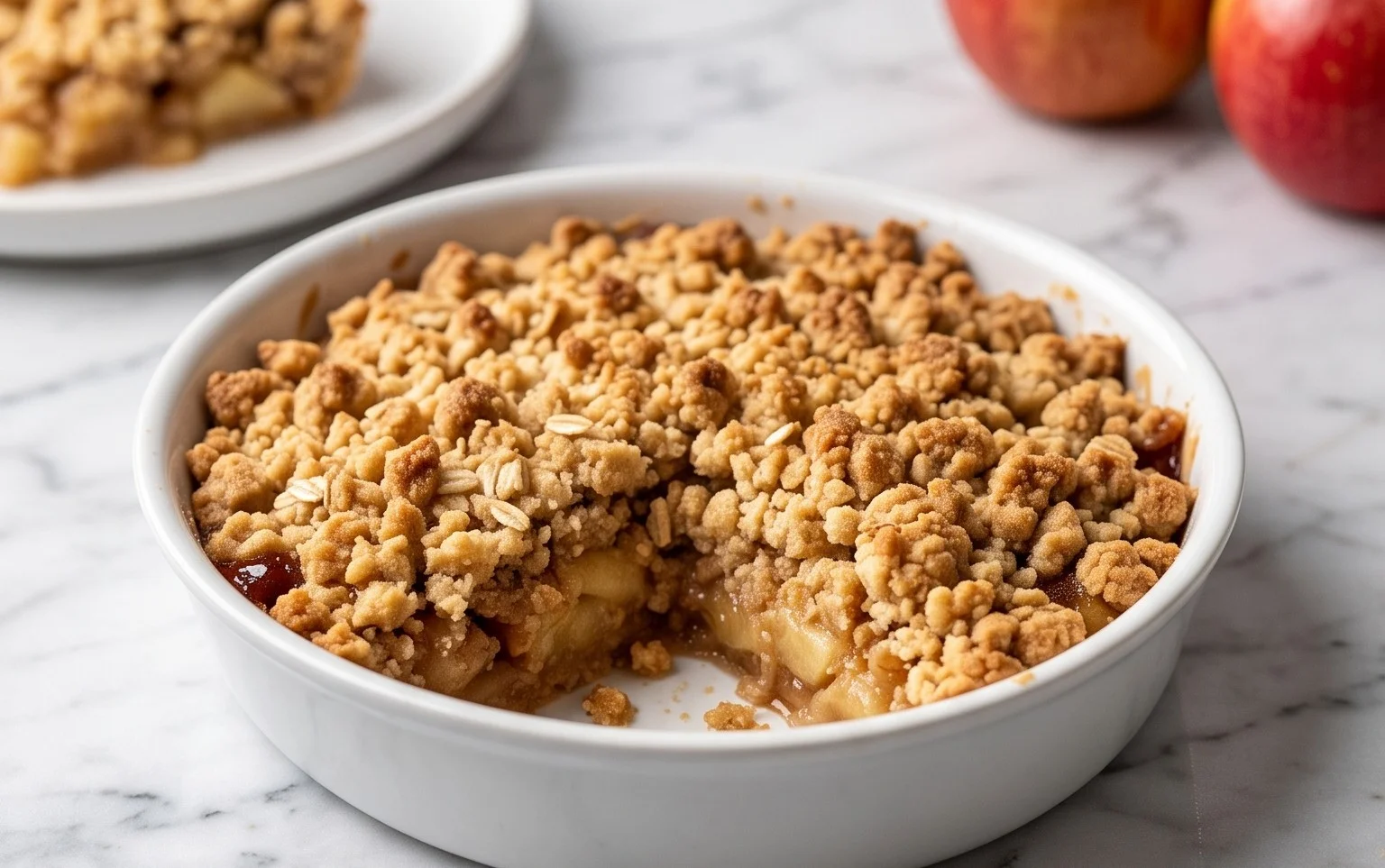 Apple Crumble Rezept: Einfaches Wohlfühldessert